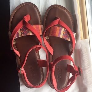 Multicolored sandals